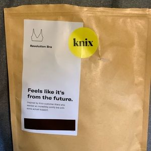 Knix size M+ revolution bra.  Color is sable (mauve type color. New with tags